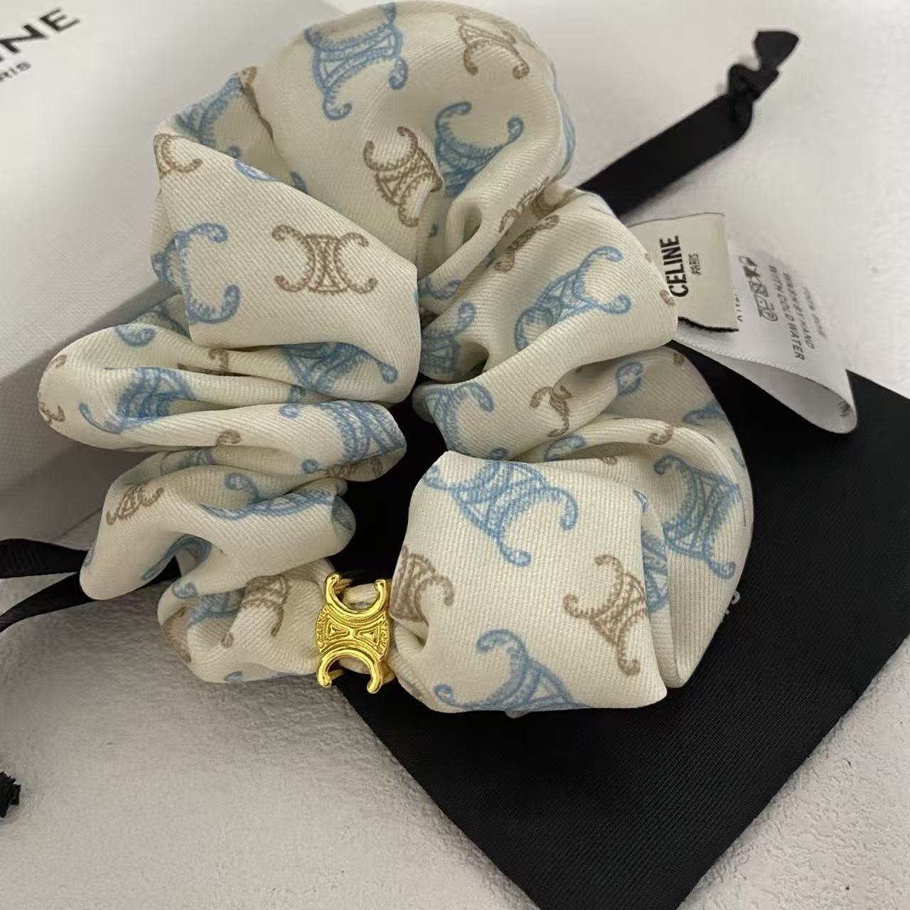 CEL1NE 凱旋門 プリント ヘアゴム【50％割引+送料無料】