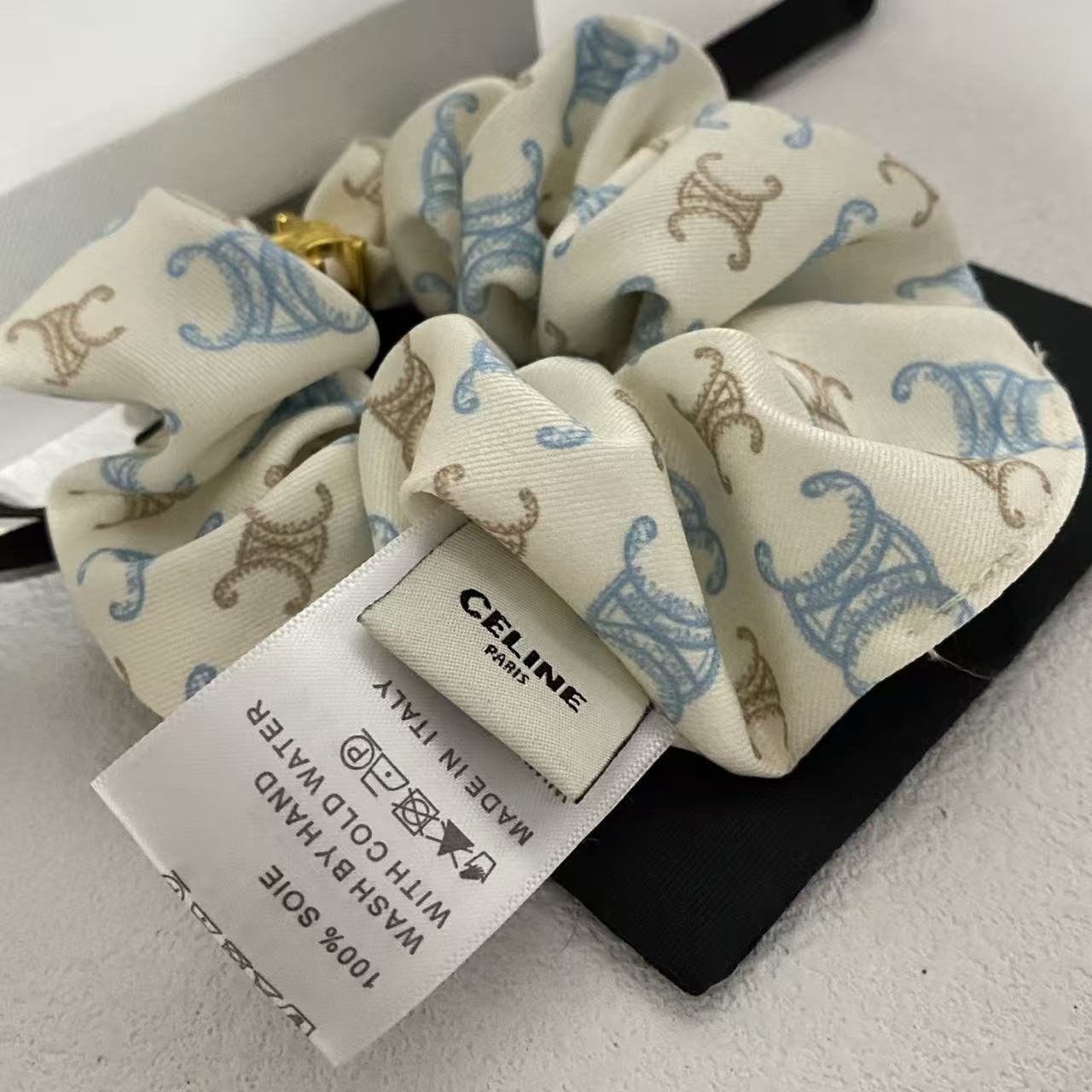 CEL1NE 凱旋門 プリント ヘアゴム【50％割引+送料無料】