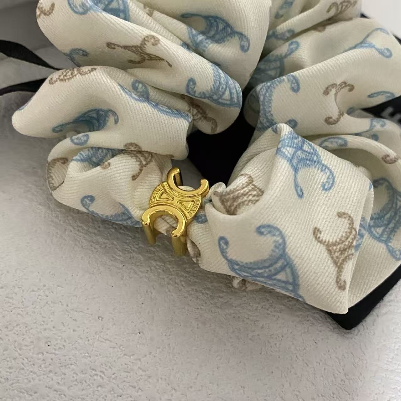 CEL1NE 凱旋門 プリント ヘアゴム【50％割引+送料無料】