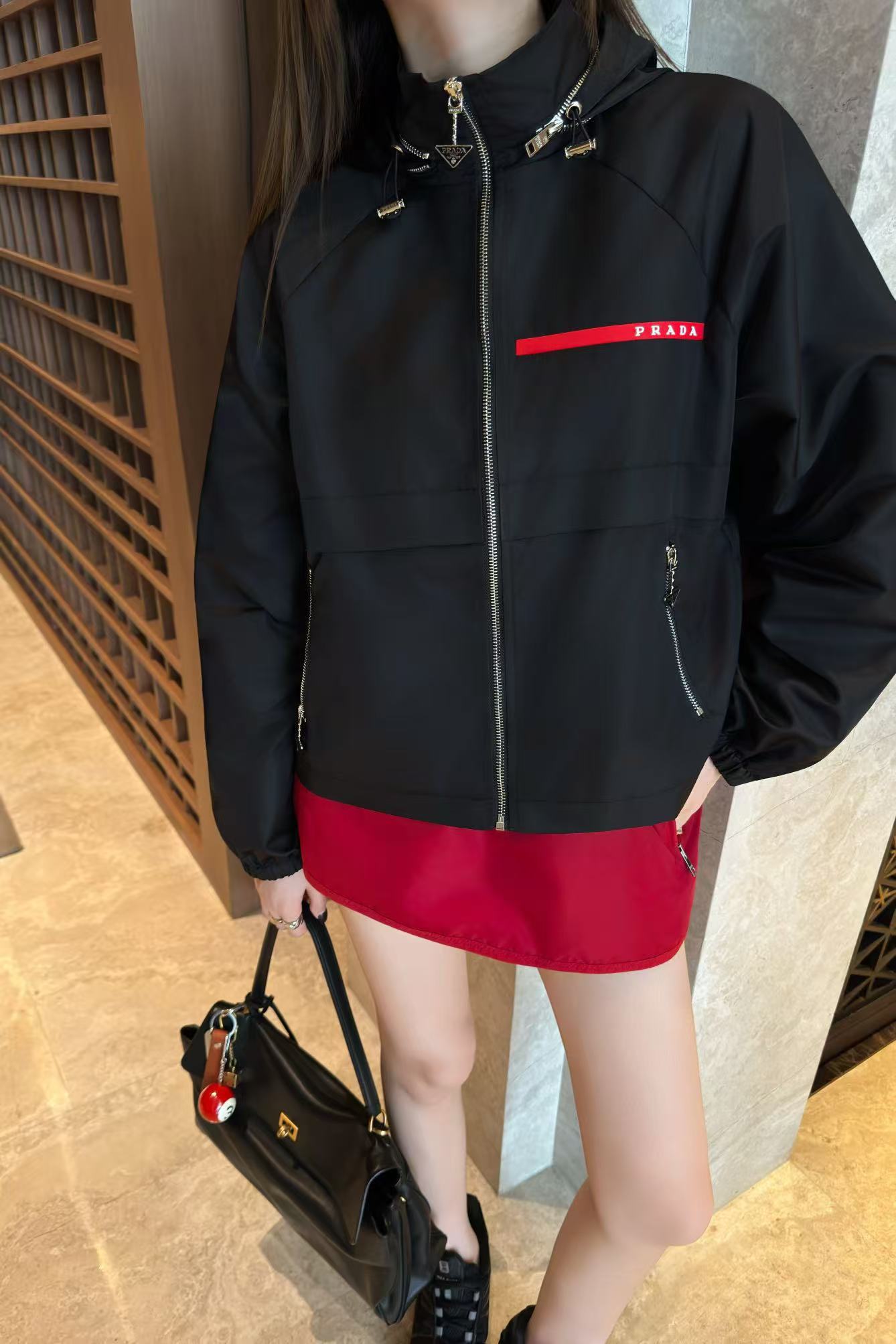 PR4DA フード付きジップアップジャケット【50％割引+送料無料】