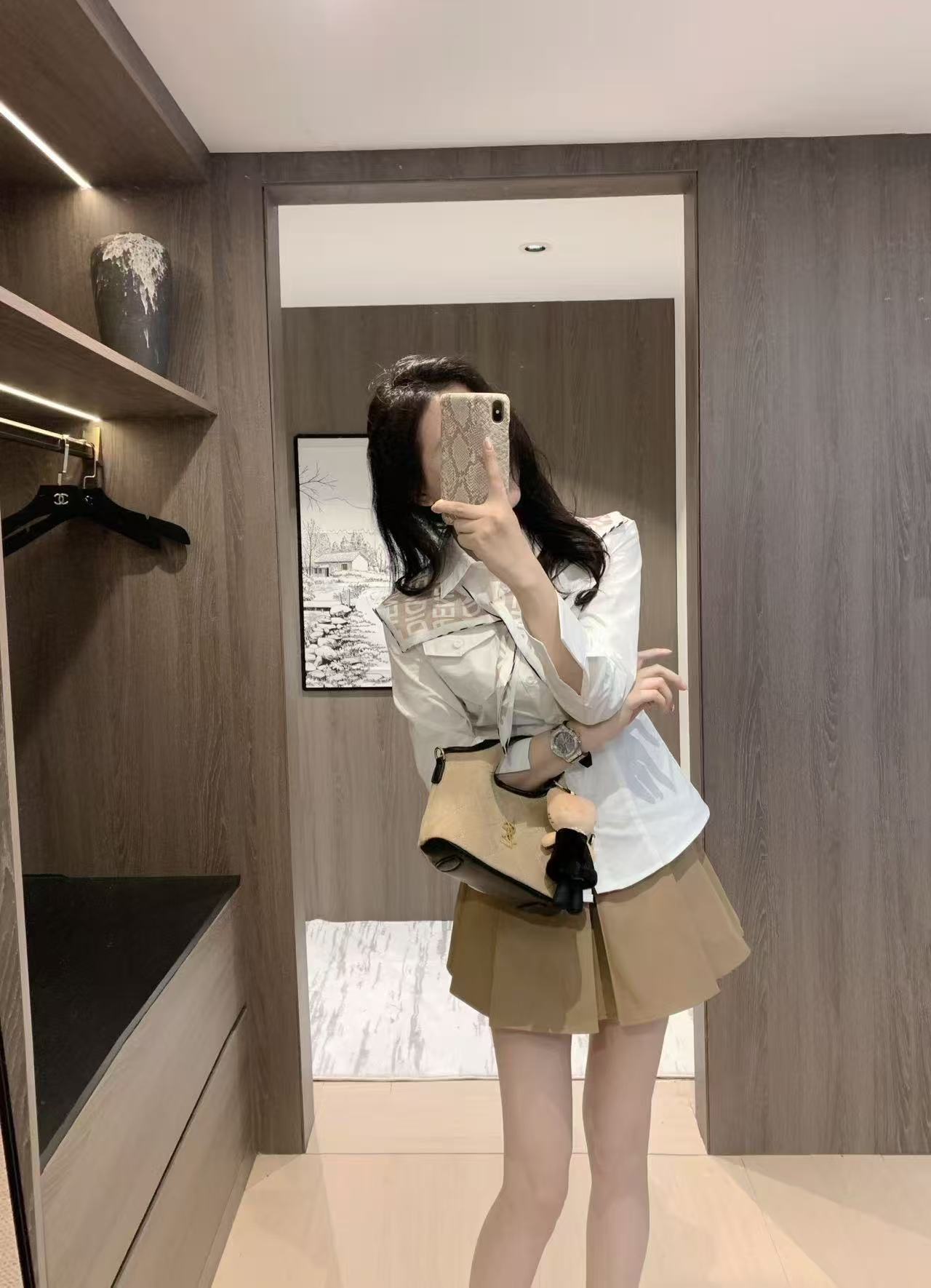 FEND1 スカーフシャツ【50％割引+送料無料】