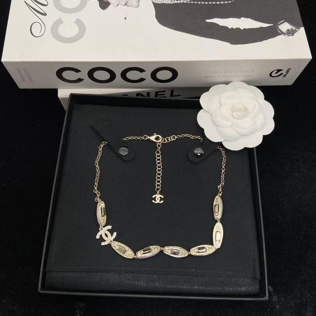 CHANE1 ダブルC クルーズネックレス【50％割引+送料無料】