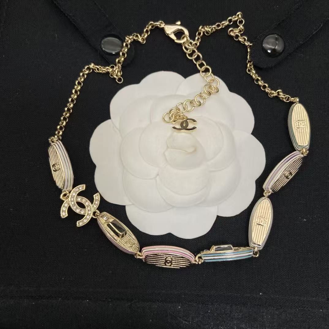 CHANE1 ダブルC クルーズネックレス【50％割引+送料無料】