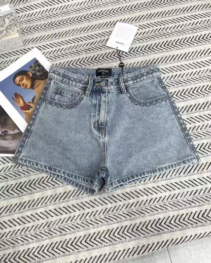 CHANE1 シンプルデニムショートパンツ【50％割引+送料無料】