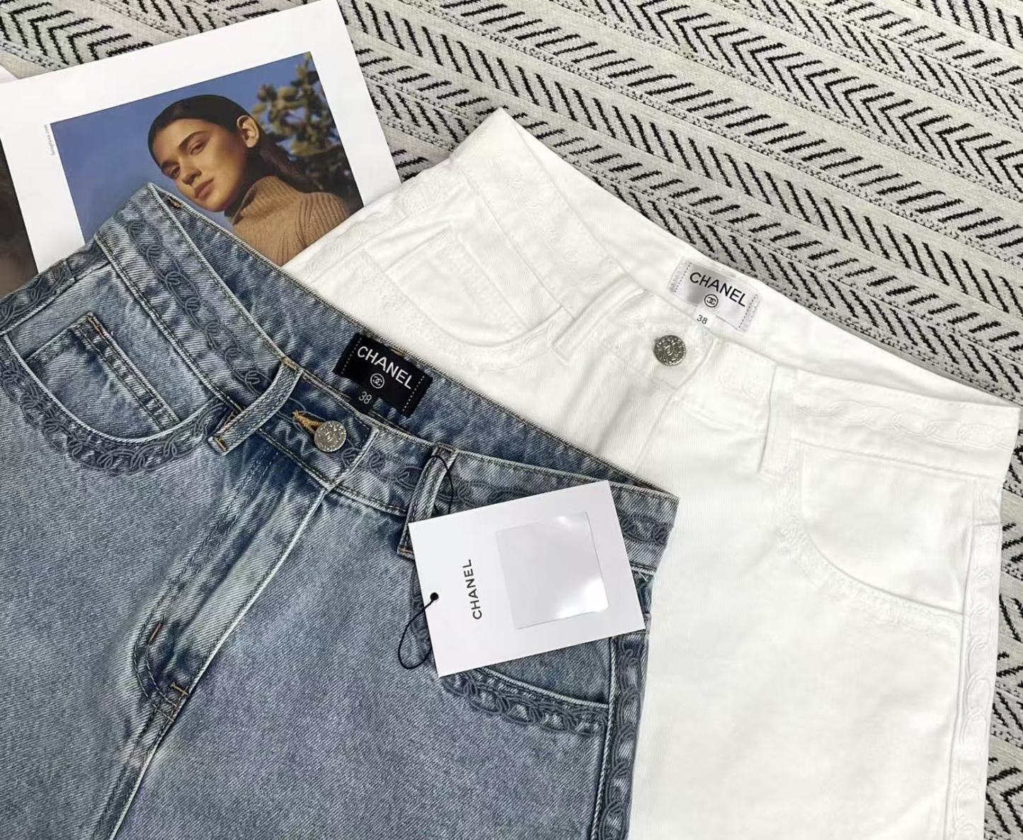 CHANE1 シンプルデニムショートパンツ【50％割引+送料無料】