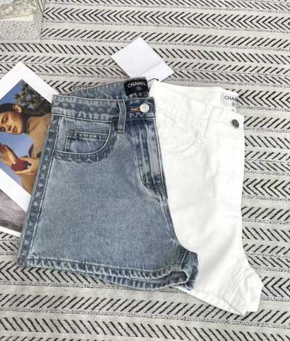 CHANE1 シンプルデニムショートパンツ【50％割引+送料無料】