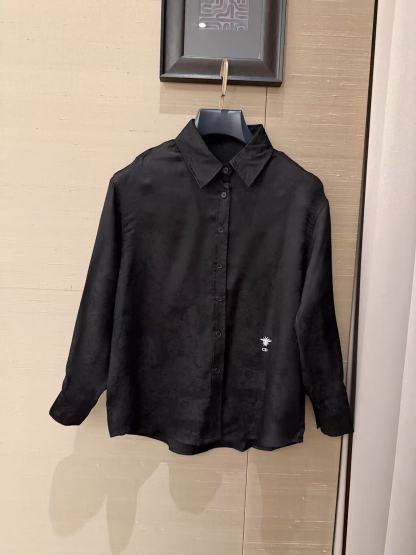 DIOR 刺繍ビーシルクシャツ【50％割引+送料無料】