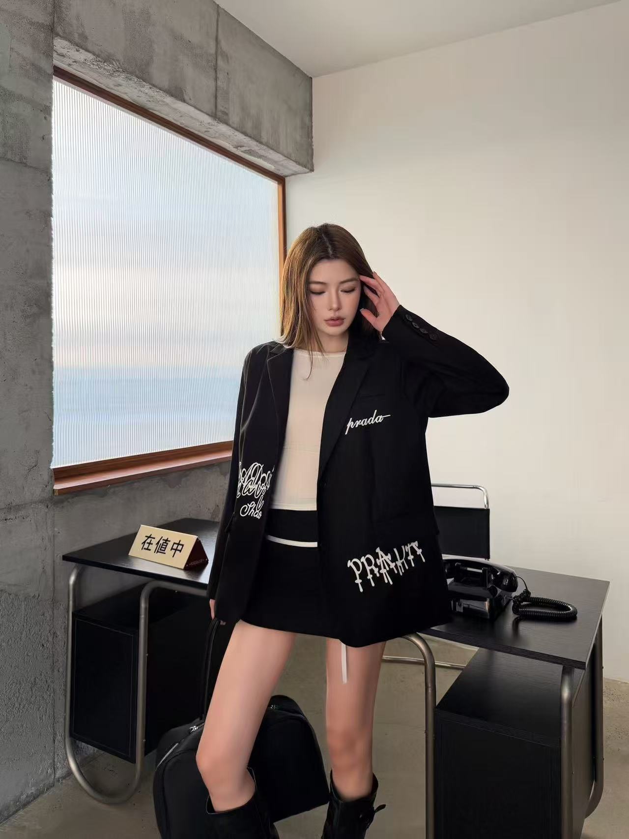 PR4DA グラフィティレタースーツジャケット【50％割引+送料無料】