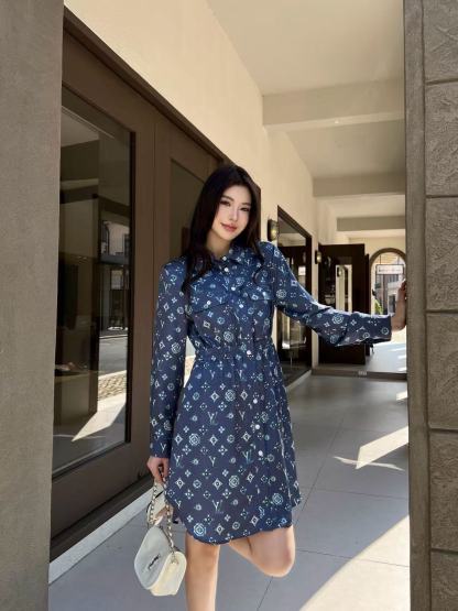 LVプリントドレス【50％割引+送料無料】