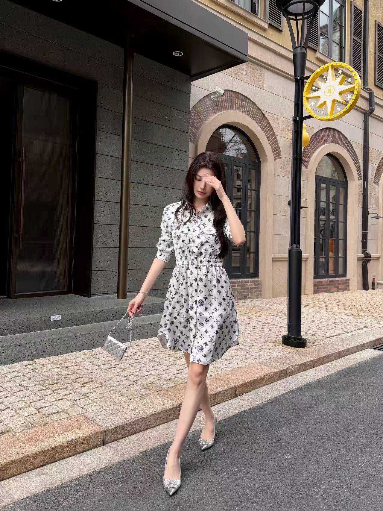 LVプリントドレス【50％割引+送料無料】