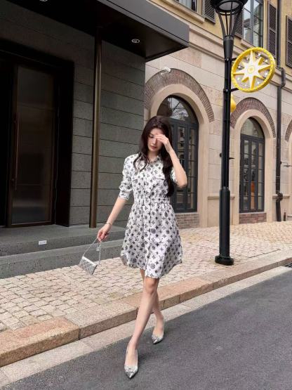 LVプリントドレス【50％割引+送料無料】