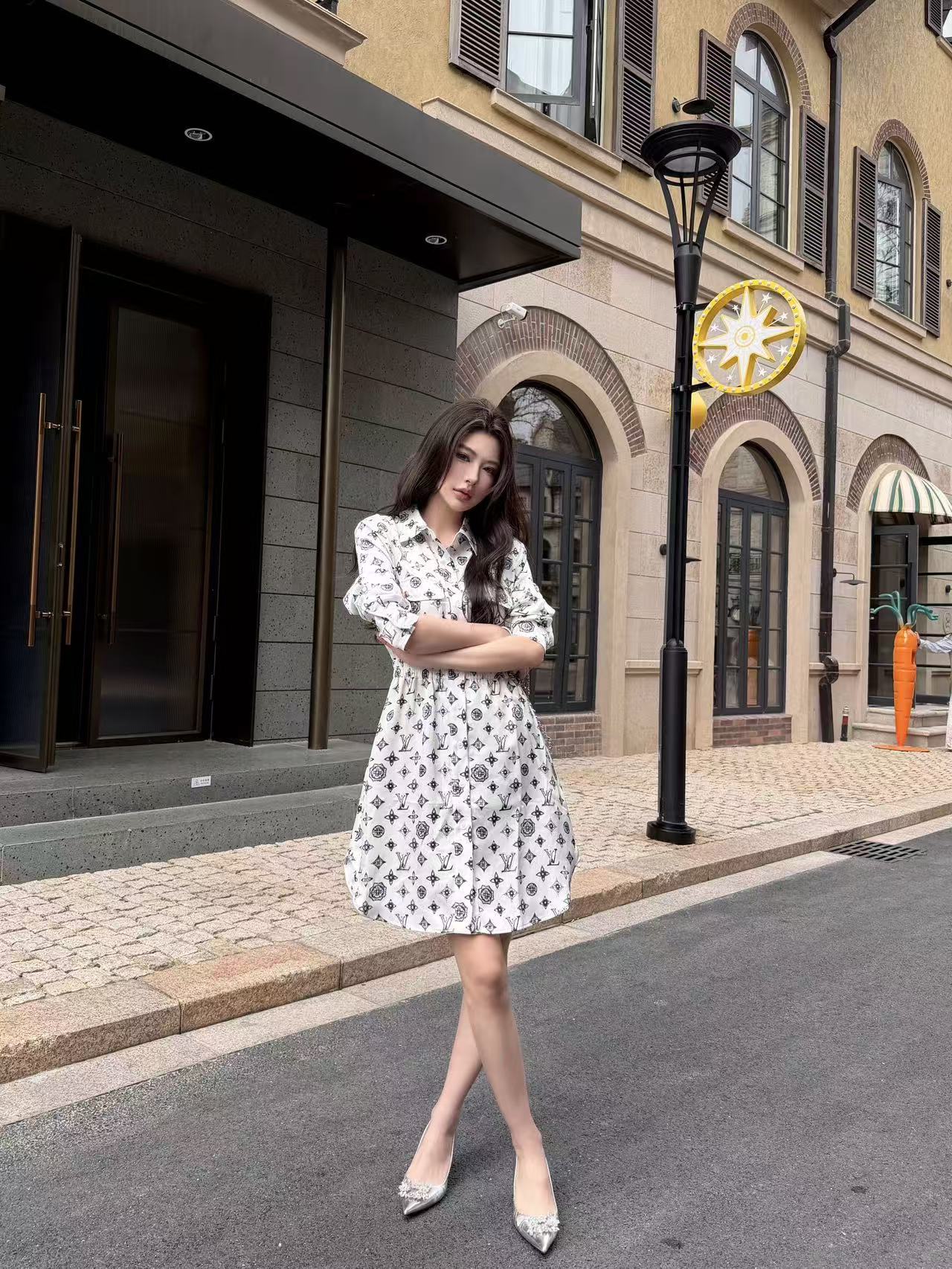 LVプリントドレス【50％割引+送料無料】