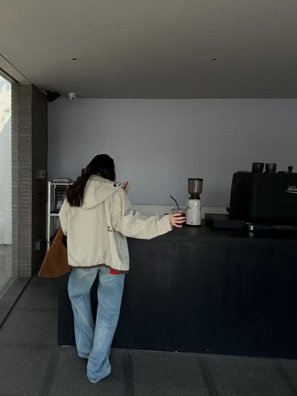 CHANE1 フード付きカラーブロックジップアップトレンチコート【50％割引+送料無料】