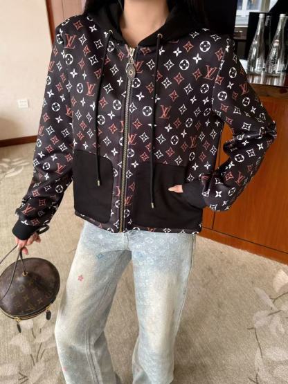 LVプリントフード付きジャケット【50％割引+送料無料】