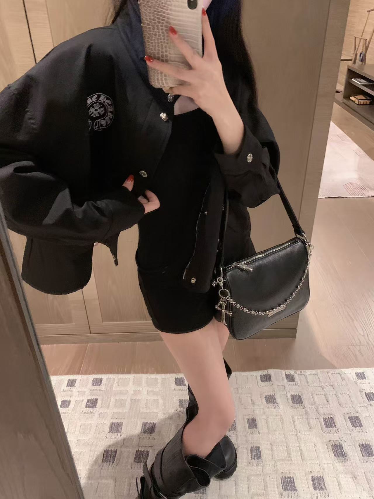 Chr0me Heartsボタンダウントレンチコート【50％割引+送料無料】