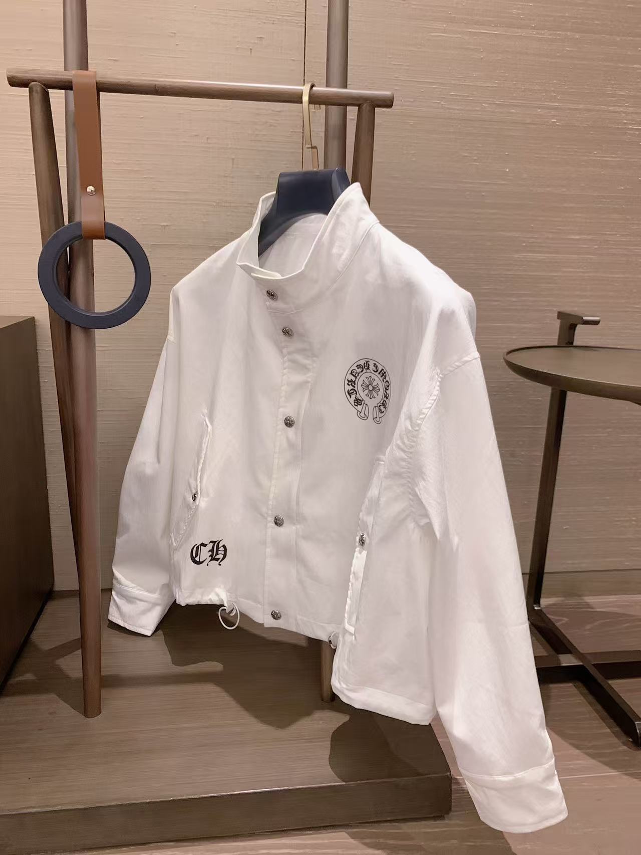 Chr0me Heartsボタンダウントレンチコート【50％割引+送料無料】