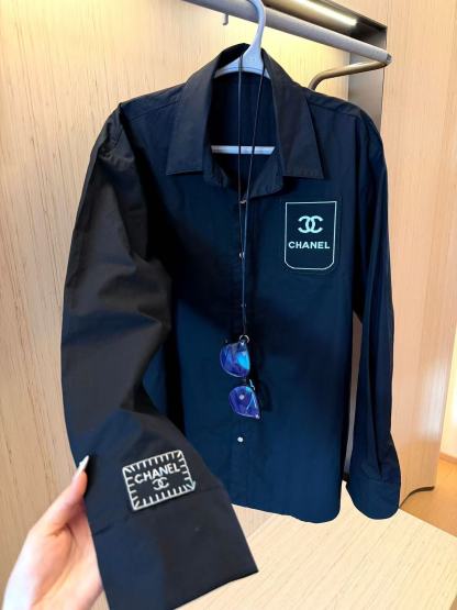 CHANE1 ダブルCレターシャツ【50％割引+送料無料】