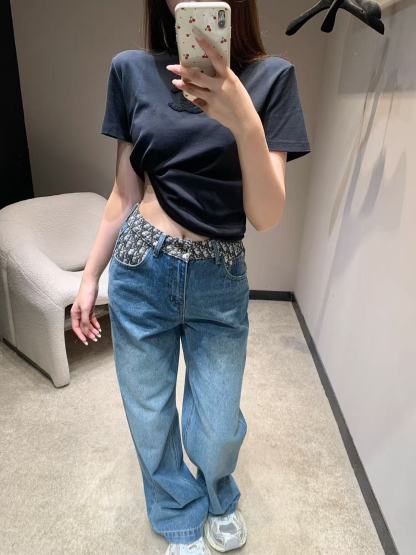 DI0Rストレートレッグジーンズ【50％割引+送料無料】