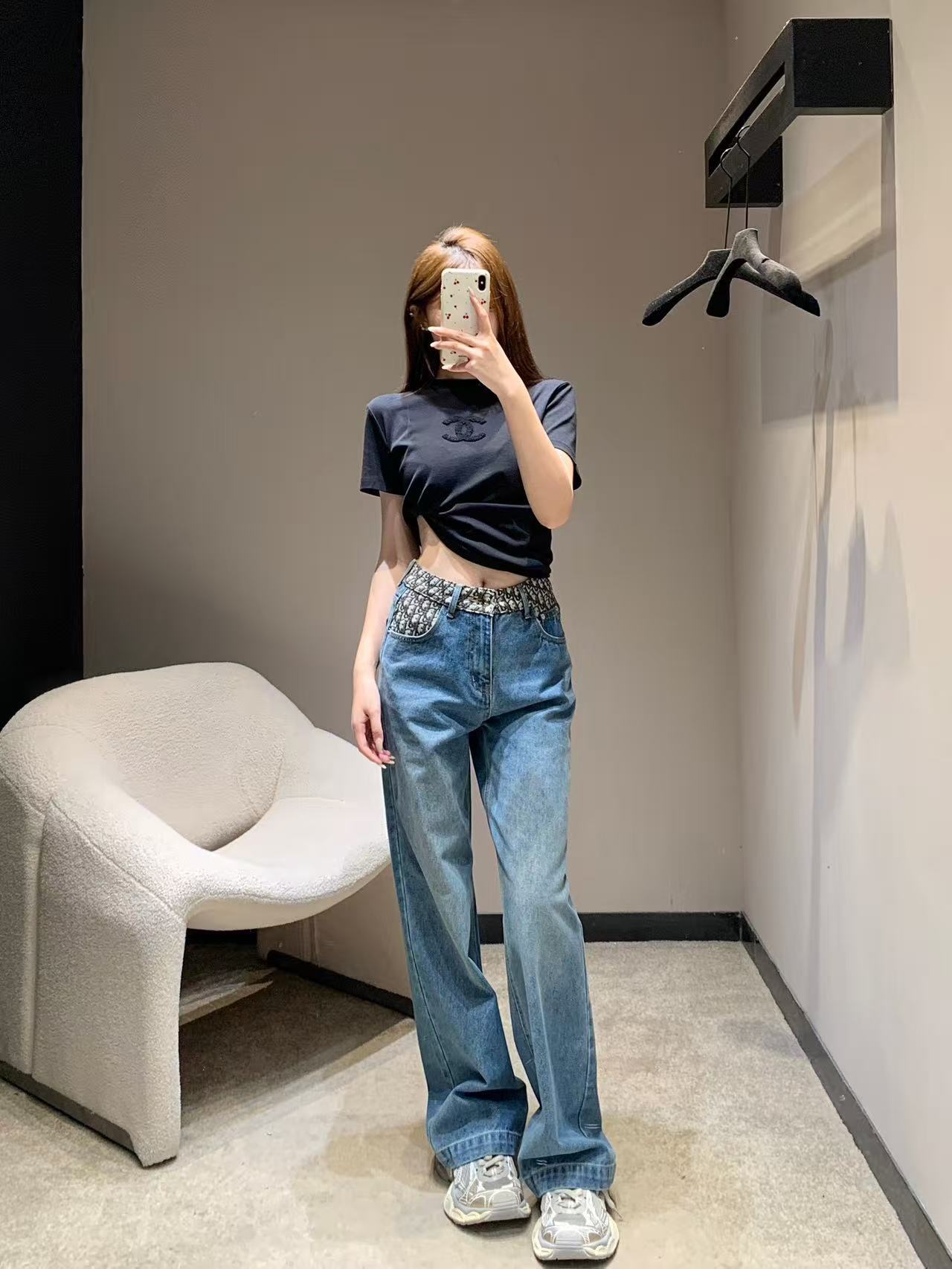 DI0Rストレートレッグジーンズ【50％割引+送料無料】