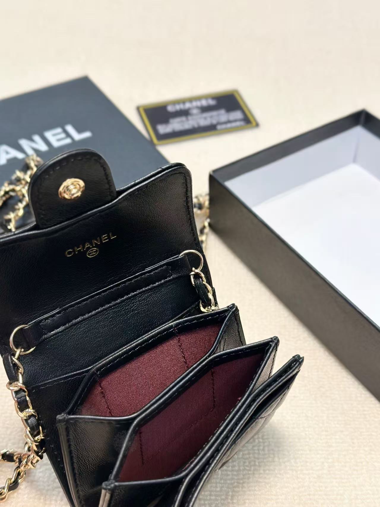 CHANE1 ラムスキンチェーンバッグ【50％割引+送料無料】