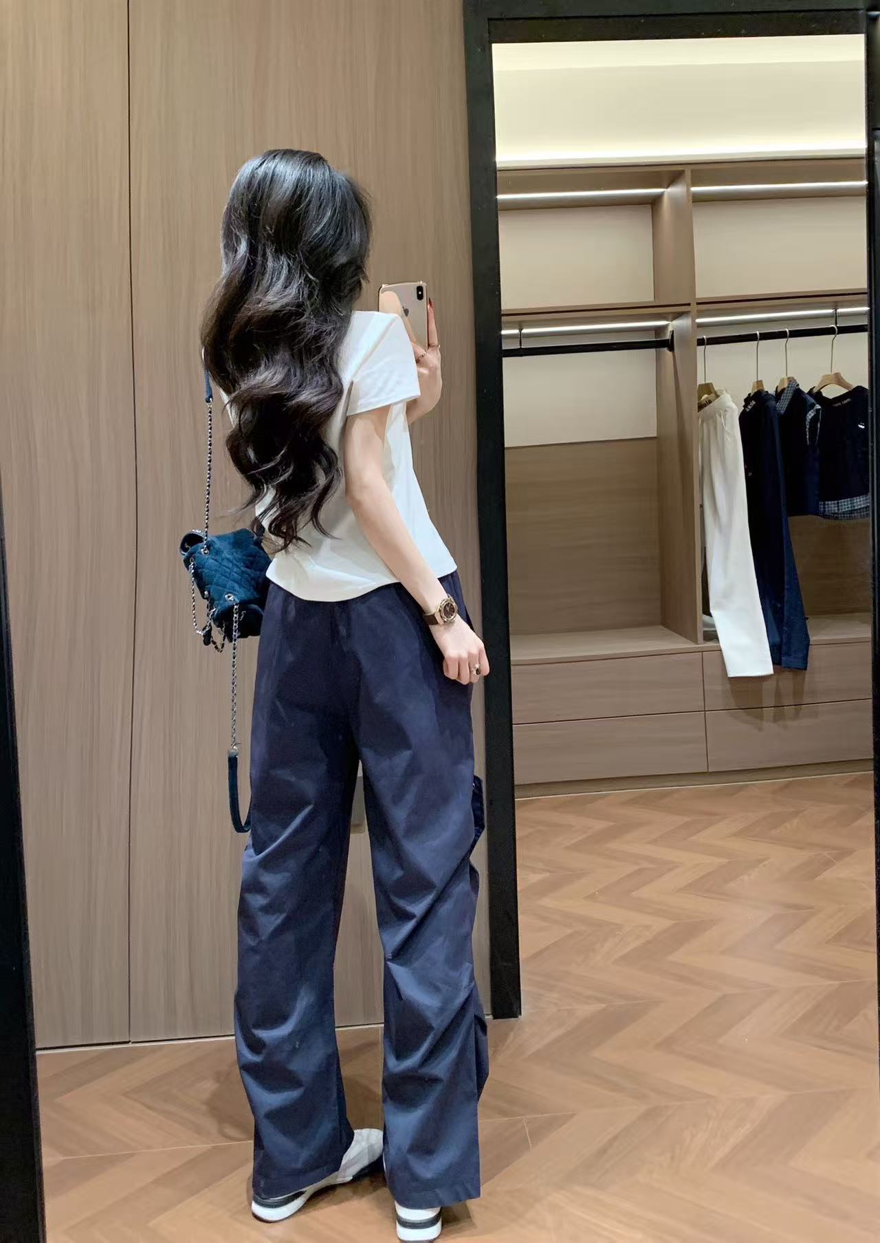 CHANE1 ダブルCレター カジュアルパンツ【50％割引+送料無料】