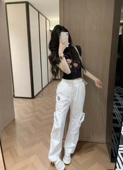 CHANE1 ダブルCレター カジュアルパンツ【50％割引+送料無料】