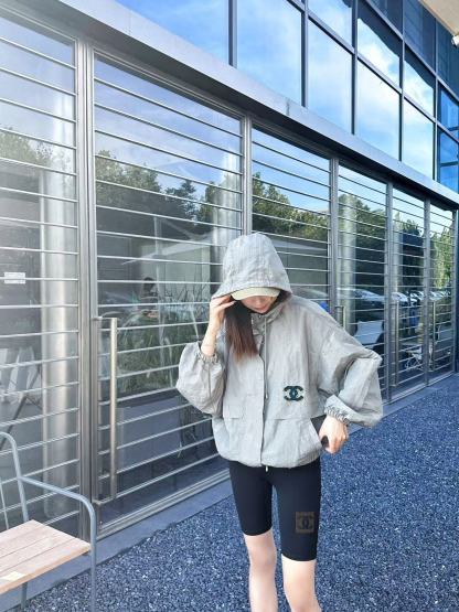 CHANE1 ダブルC フードジャケット【50％割引+送料無料】