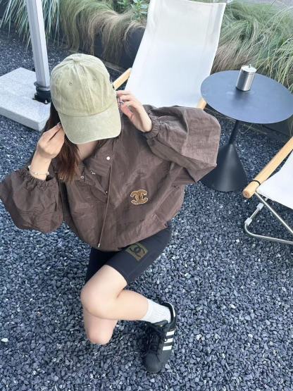 CHANE1 ダブルC フードジャケット【50％割引+送料無料】