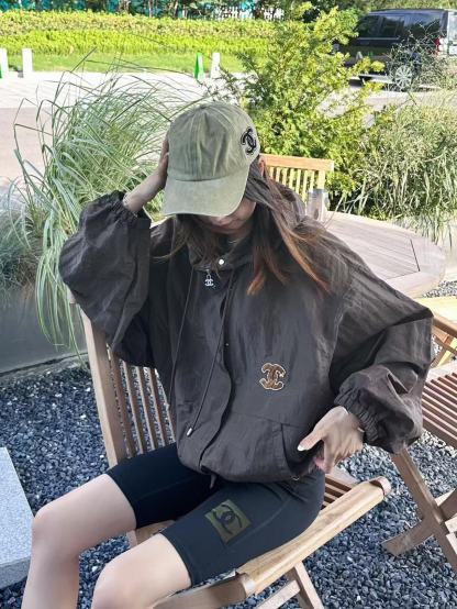 CHANE1 ダブルC フードジャケット【50％割引+送料無料】