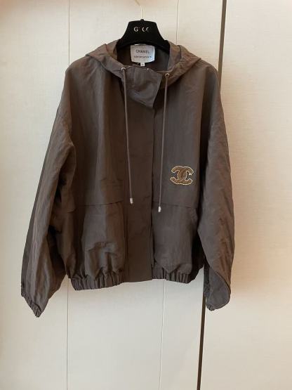 CHANE1 ダブルC フードジャケット【50％割引+送料無料】