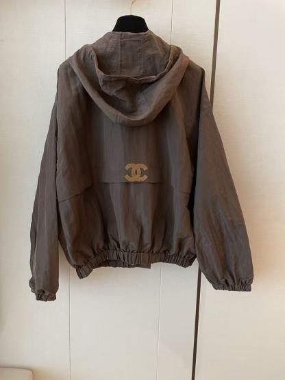 CHANE1 ダブルC フードジャケット【50％割引+送料無料】