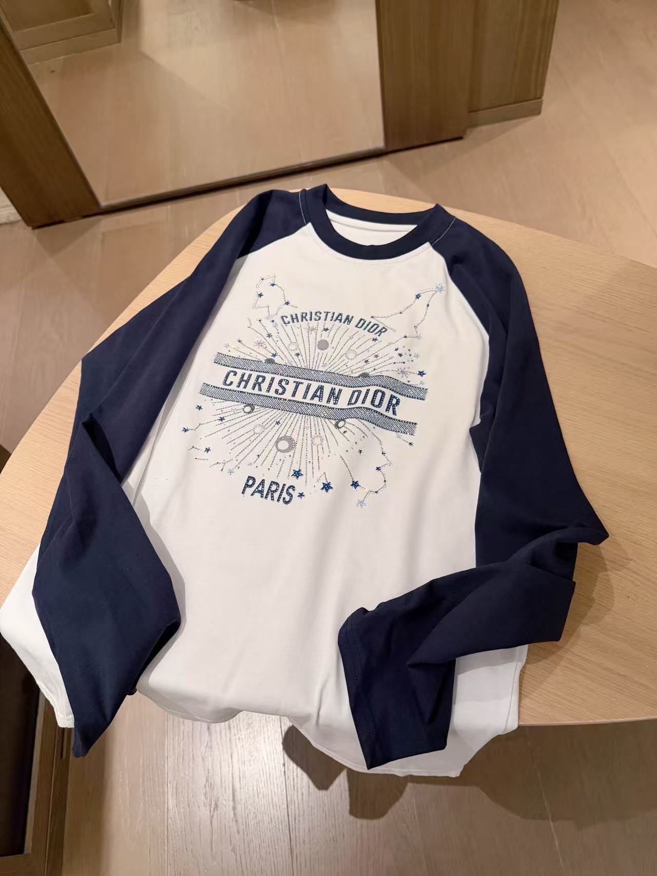 DIORのカラーブロックレターTシャツ【50％割引+送料無料】