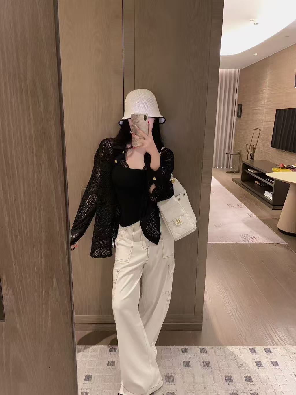 CEL1NE メタルボタン レースブラウス【50％割引+送料無料】