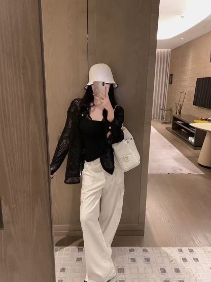 CEL1NE メタルボタン レースブラウス【50％割引+送料無料】