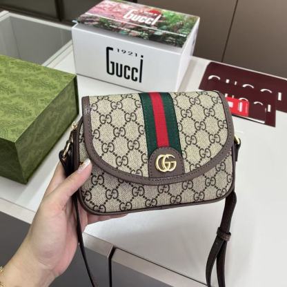 GUCC1 ジャカード ショルダーバッグ【50％割引+送料無料】