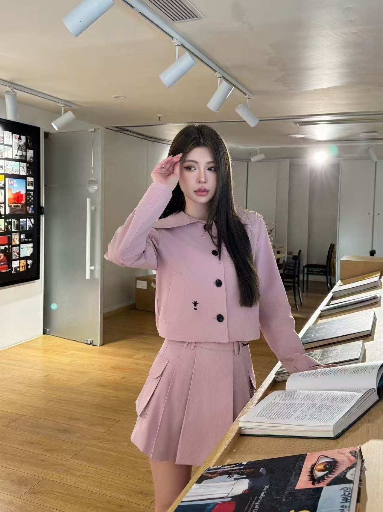 DIOR ジャケット+スカート ツーピースセット【50％割引+送料無料】