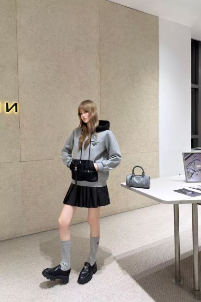 PR4DA フード付きカラーブロックジャケット【50％割引+送料無料】