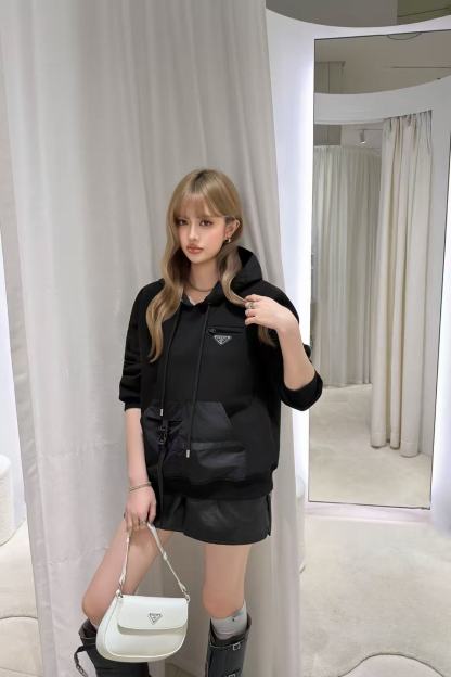 PR4DA フード付きカラーブロックジャケット【50％割引+送料無料】