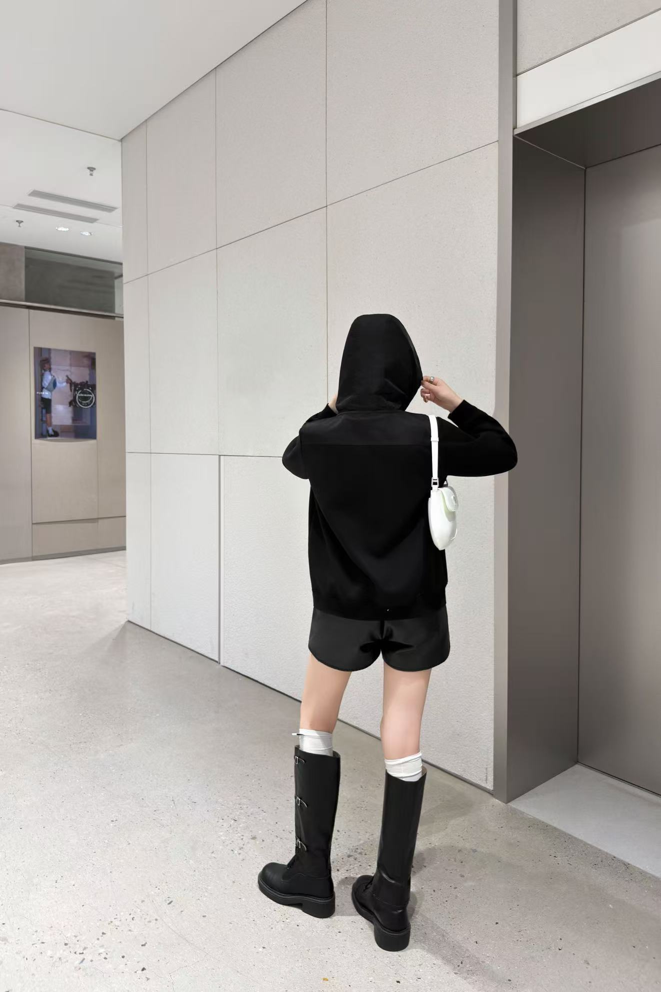 PR4DA フード付きカラーブロックジャケット【50％割引+送料無料】