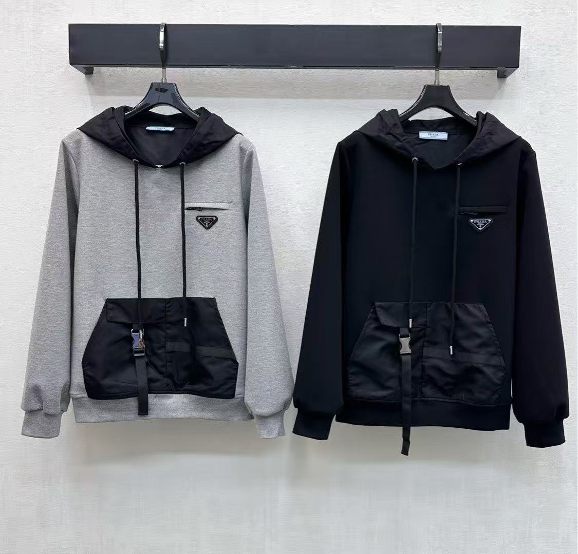 PR4DA フード付きカラーブロックジャケット【50％割引+送料無料】