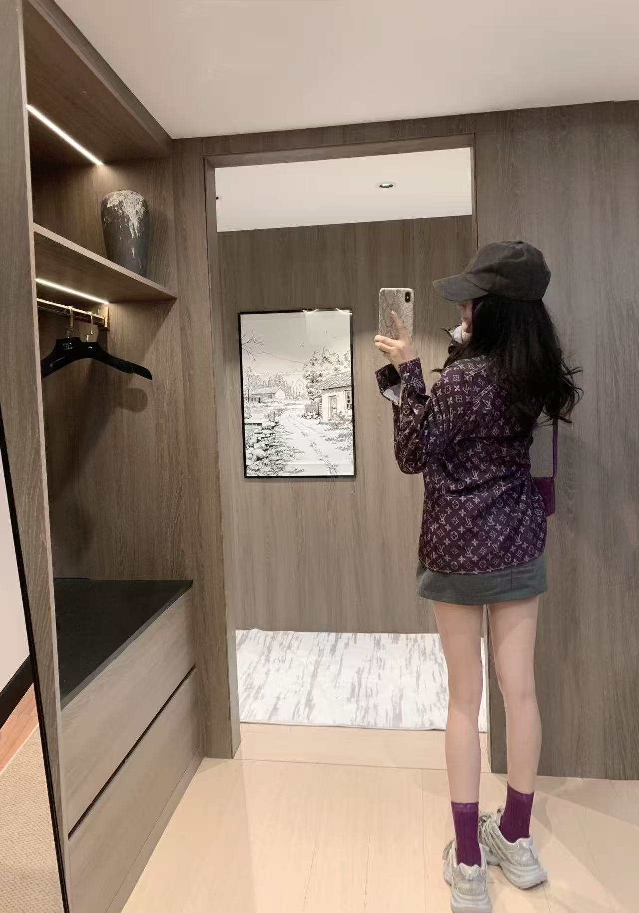 LVプリントポケットシャツ【50％割引+送料無料】