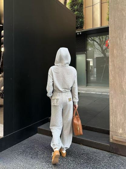 CEL1NE 凱旋門パーカー+パンツ ツーピースセット【50％割引+送料無料】