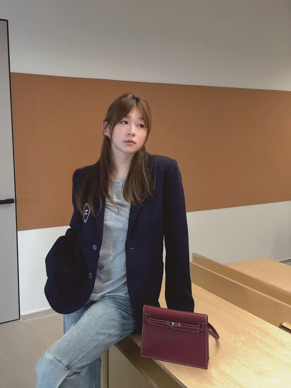 CHANE1 ダブルC刺繍スーツジャケット【50％割引+送料無料】