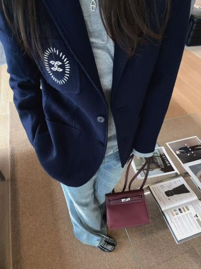 CHANE1 ダブルC刺繍スーツジャケット【50％割引+送料無料】