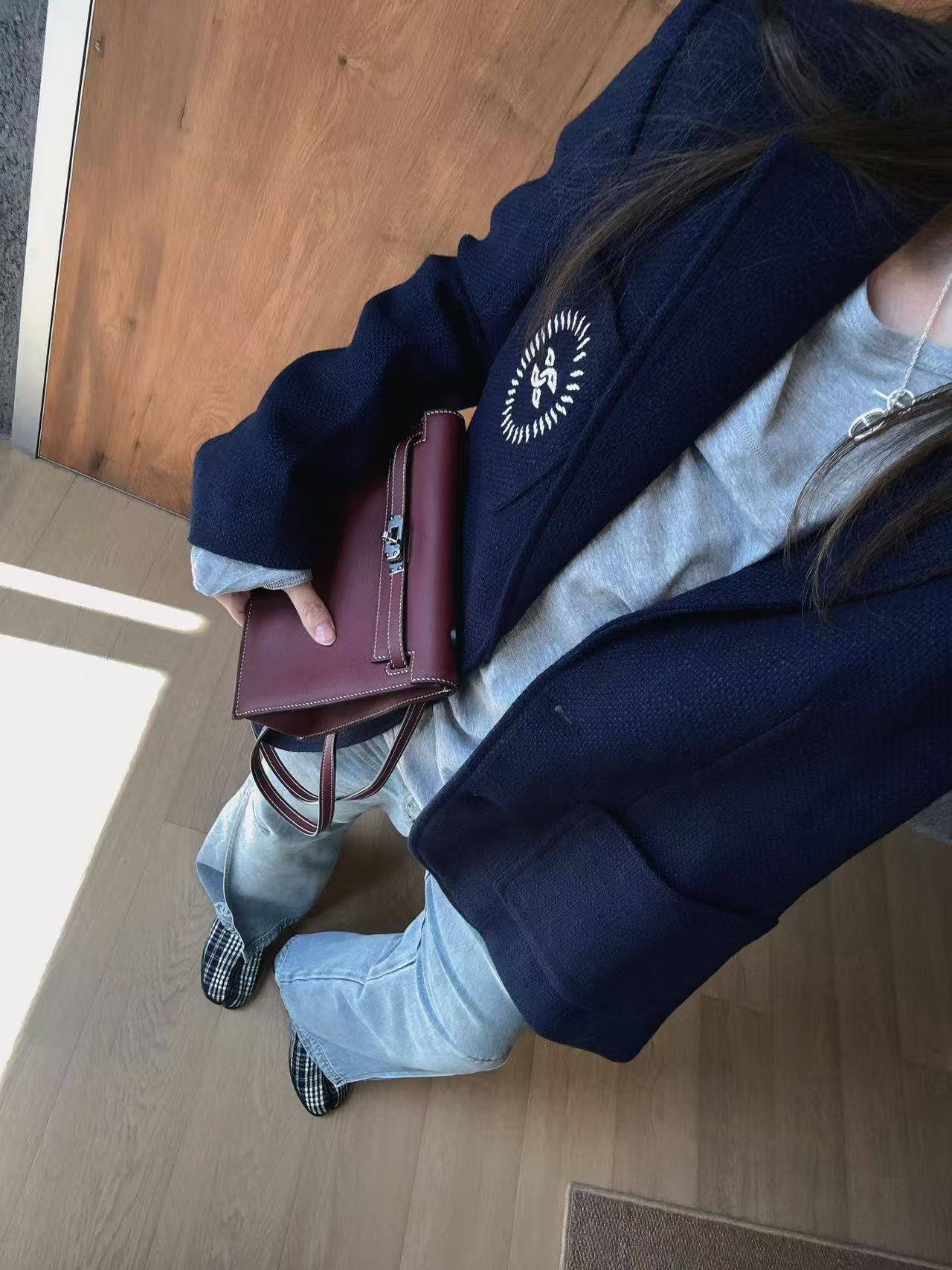 CHANE1 ダブルC刺繍スーツジャケット【50％割引+送料無料】