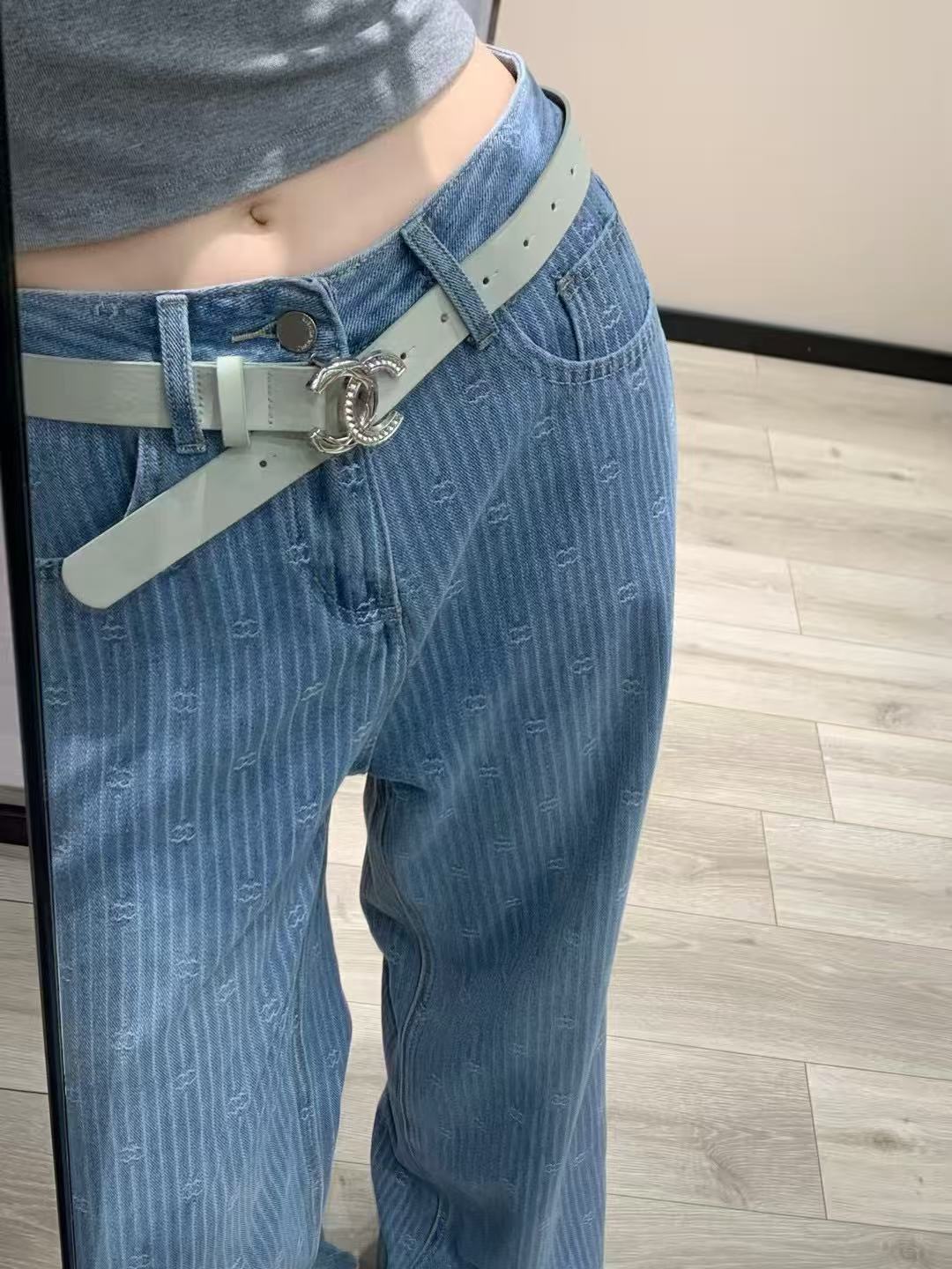 CHANE1 ダブルCジーンズ【50％割引+送料無料】