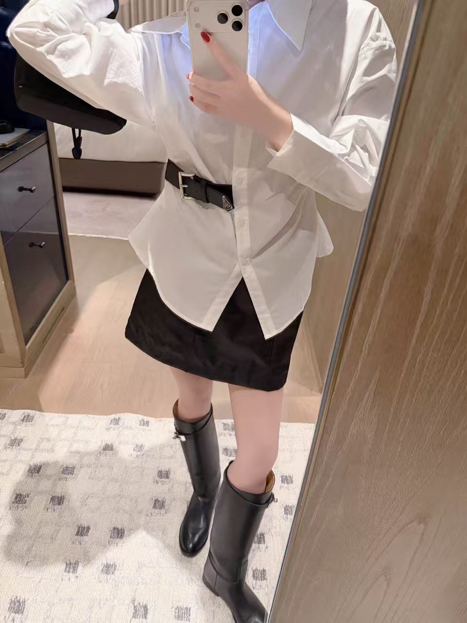 PR4DA トライアングルロゴシャツ【50％割引+送料無料】