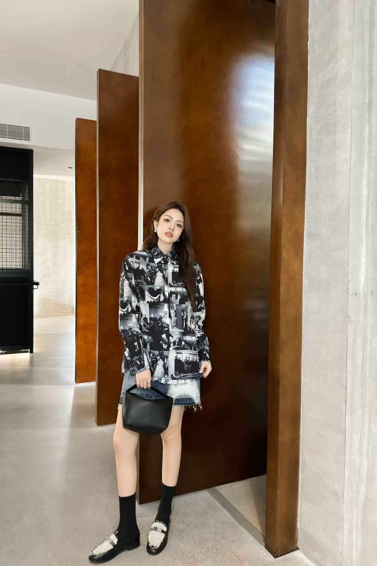 DIOR プリントシャツ【50％割引+送料無料】