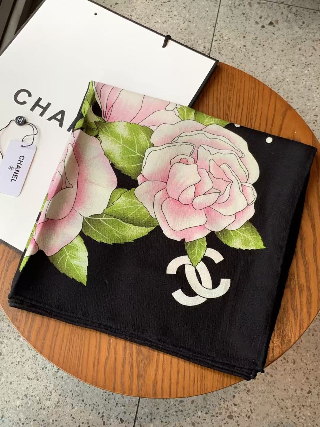 CHANE1 高品質プリントシルクスカーフ【50％割引+送料無料】