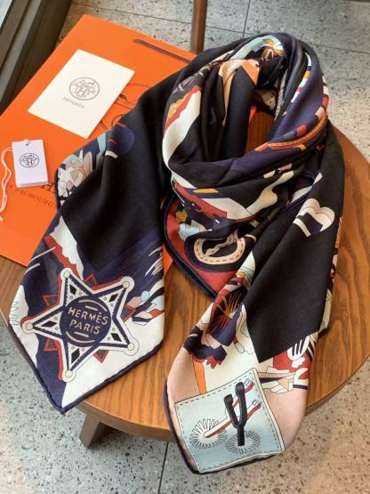 HEME5 高品質両面カシミヤマフラー【50％割引+送料無料】